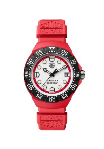 TAG Heuer Formula 1 Solargraph 38 Red Polylight / White / Rubber